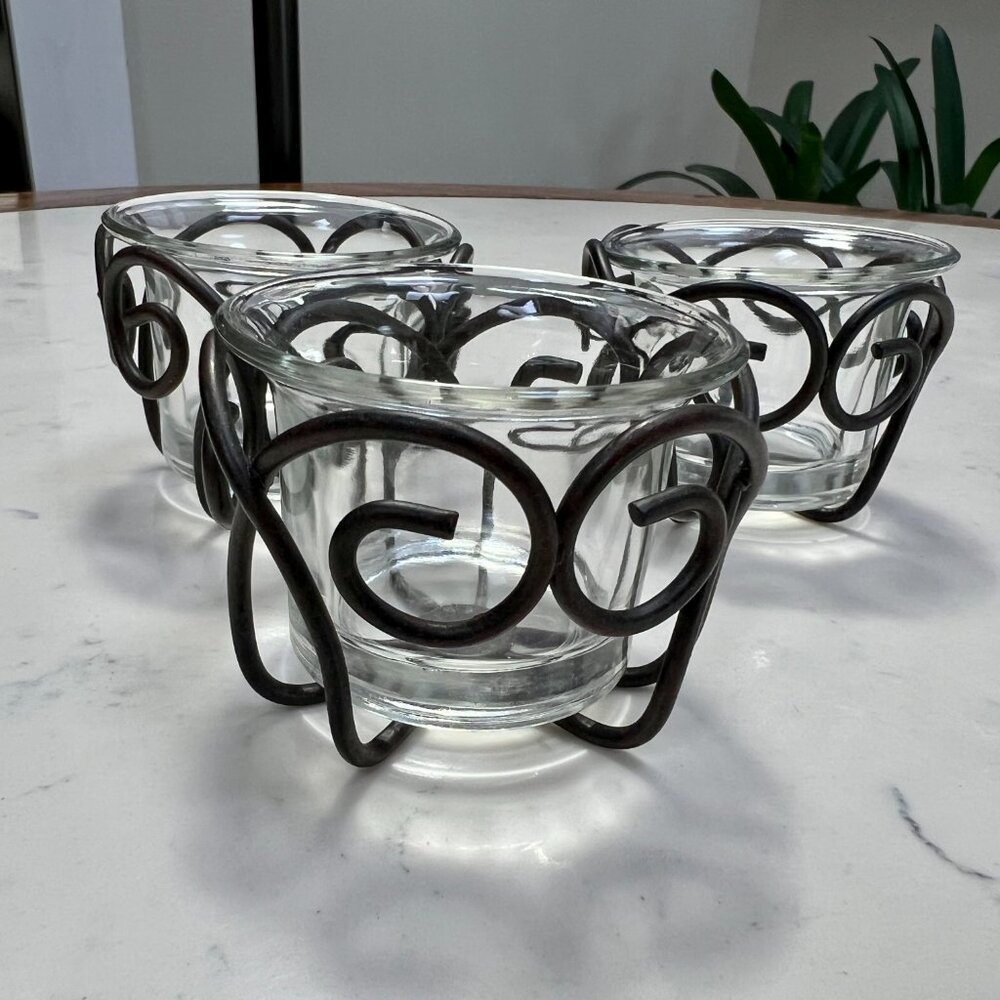 SALE!  Retired SLAH Jamestown Candle Holders/Organizers (3)